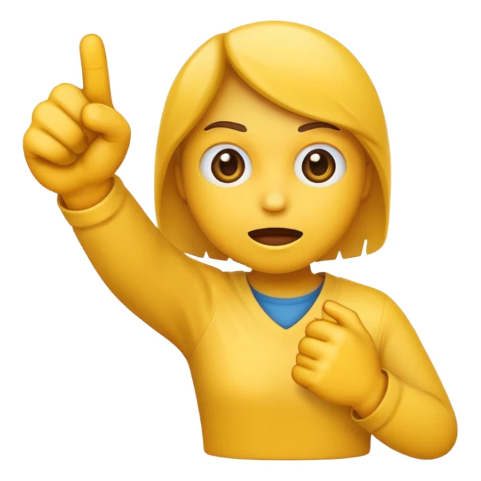 Un emoji coquin qui se mord le poing sticker