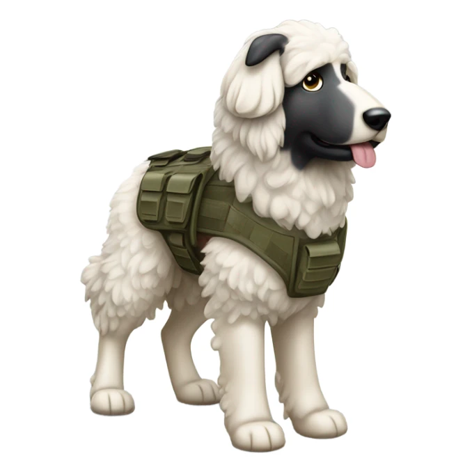 Sheepdog military sticker