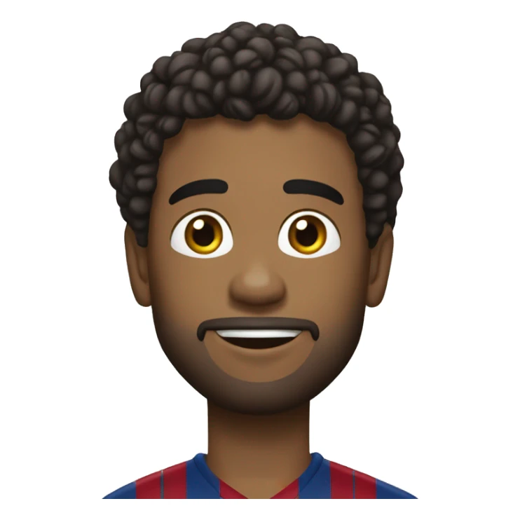 Christiano avec le mayo de barça sticker