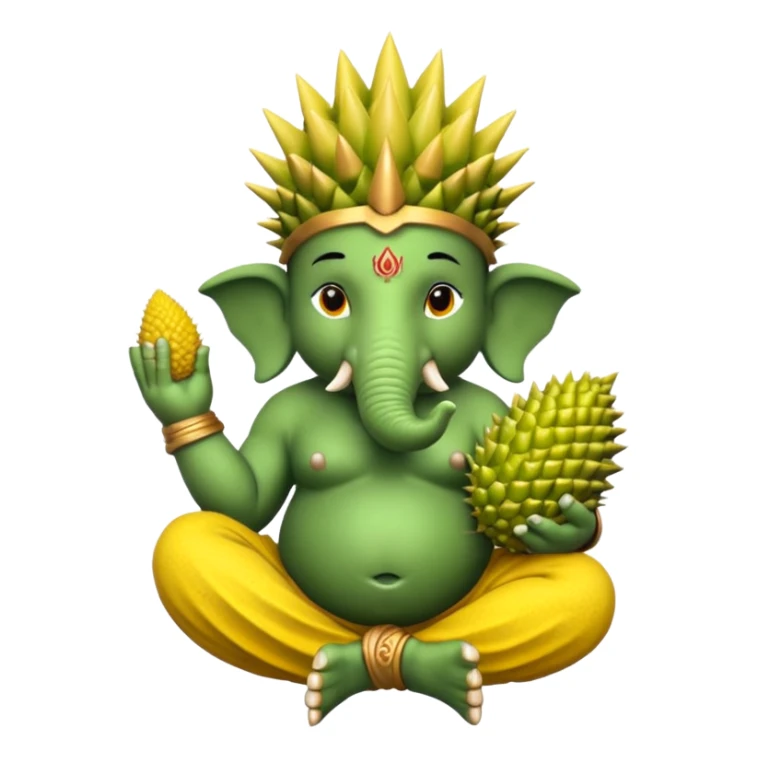 GANESHa durian sticker