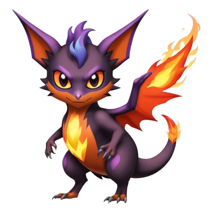 Noibat-Noivern-Litten-Hybrid sticker