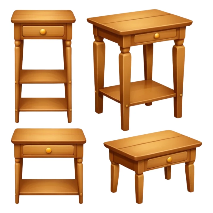 set of furniture sticker
