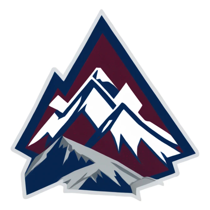 Colorado avalanche insignia sticker