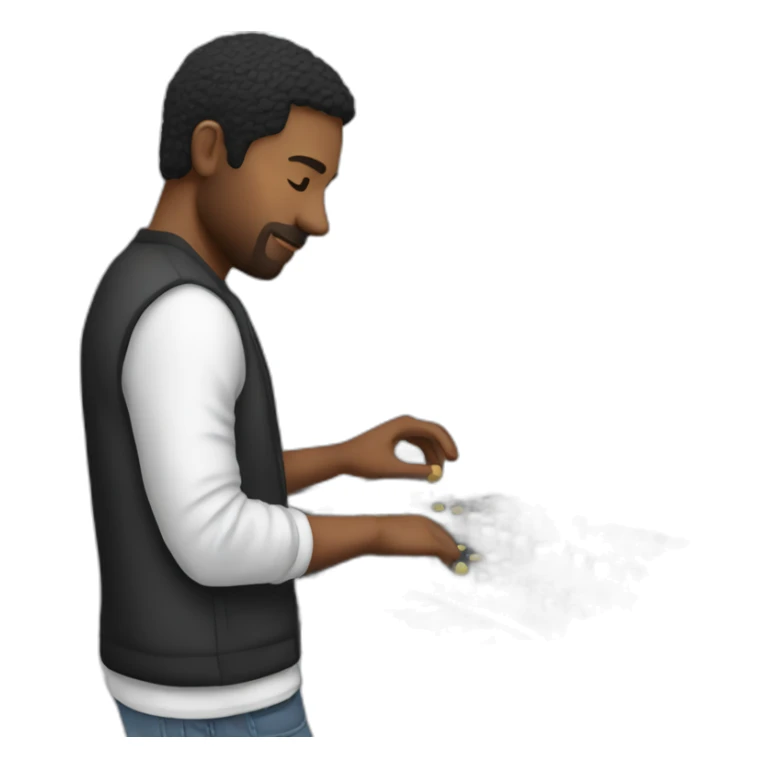 music producer with mixer sticker