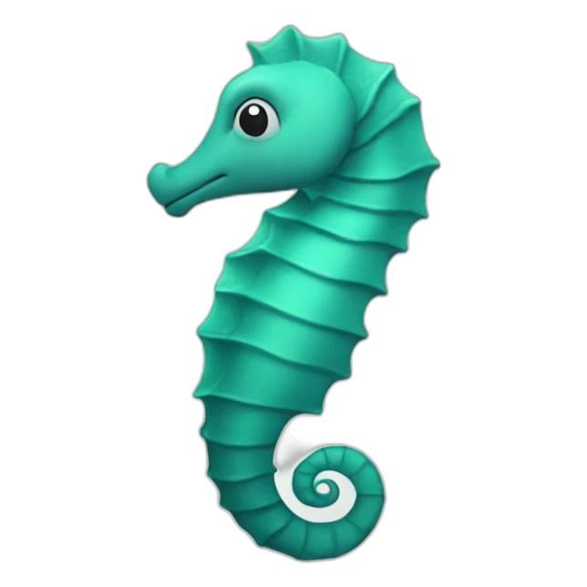 Sea horse sticker