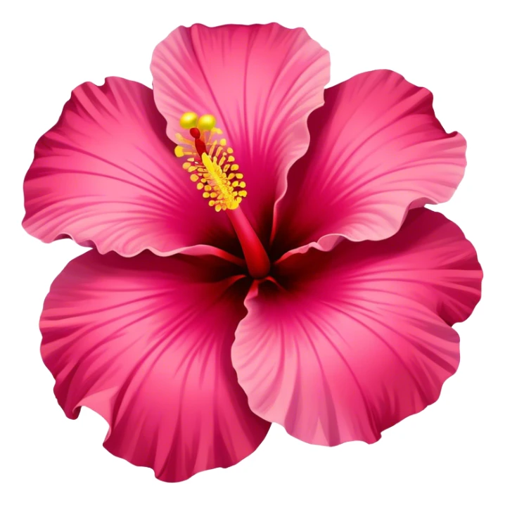 hibiscus flower sticker