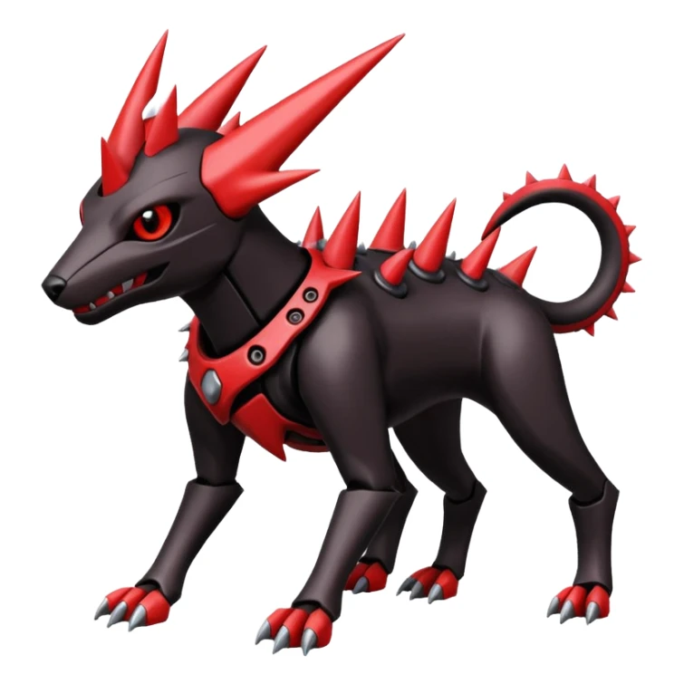 Houndoom-Genesect-Pokémon-Fakémon-hybrid-creature sticker