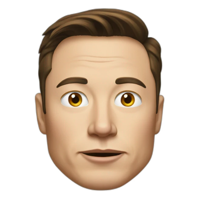 elon musk without money sticker