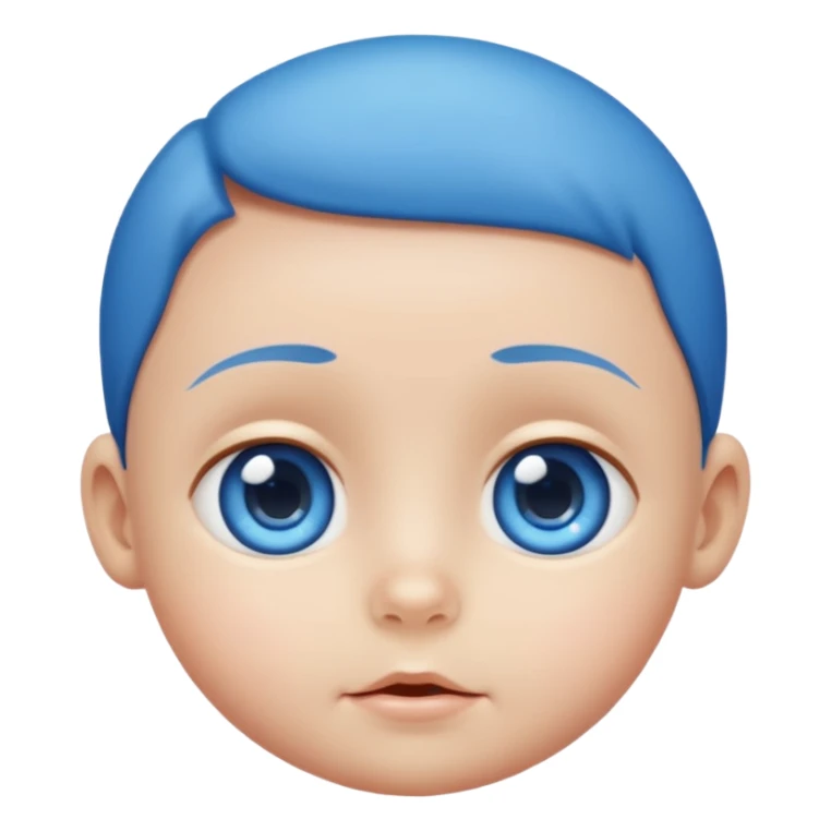 Ai generator with baby faxe sticker