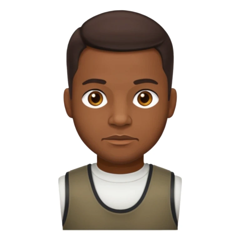 Durrell "Tank" Babbs with dark brown hair sticker