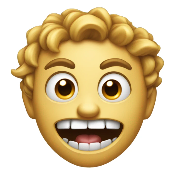 A creepy smile that looks like it’ll kill you  sticker