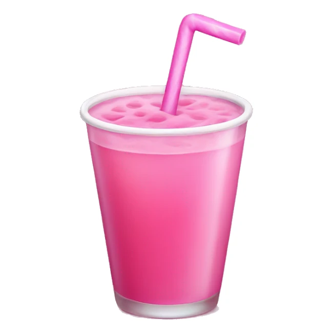 Pink drink sticker