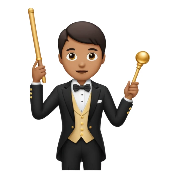 music conductor emoji sticker