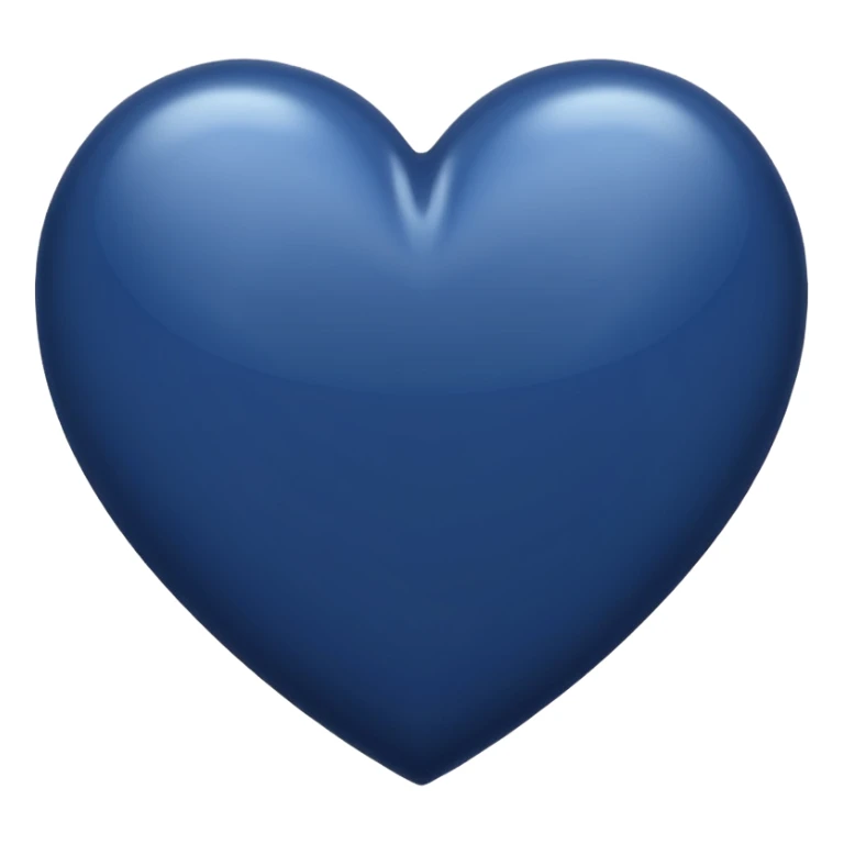Navy heart sticker