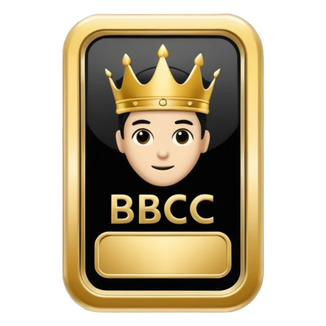 BBC Billion Dollar Boys club card sticker
