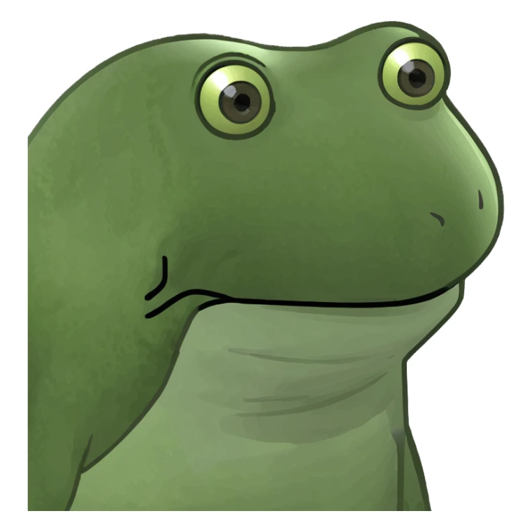 tongue out with hands to the side sticker