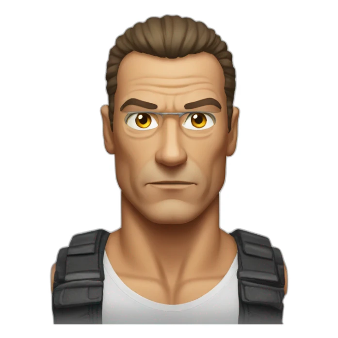 Jean Claude van damme serious sticker