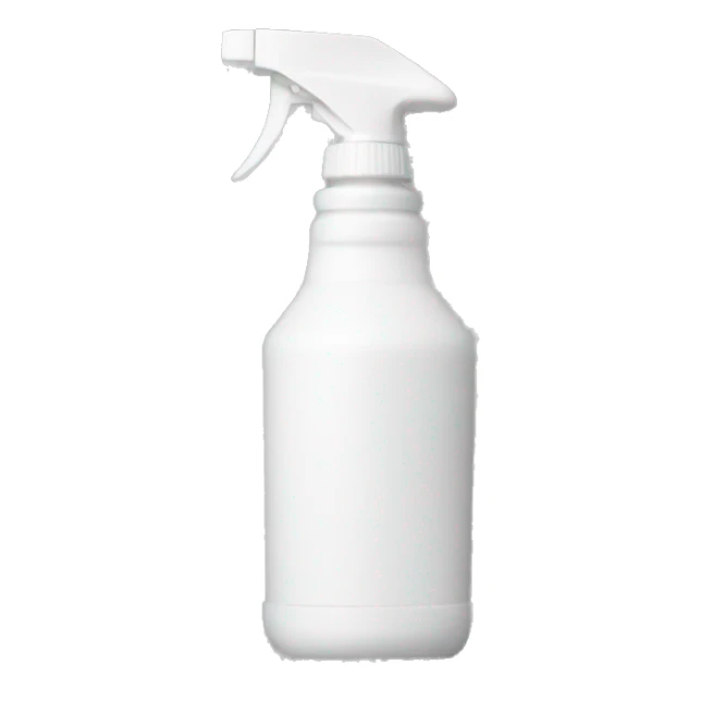 white spray bottle sticker