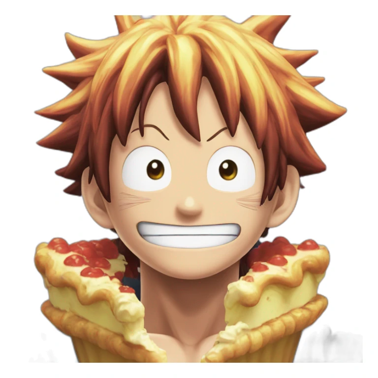 Luffy gear5 eat whole cake island sticker