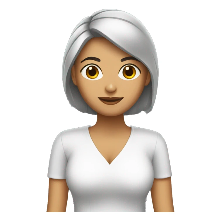 mujer de piel morena  sticker