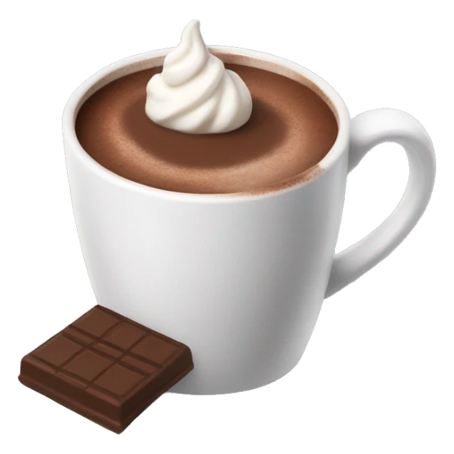 Hot chocolate sticker