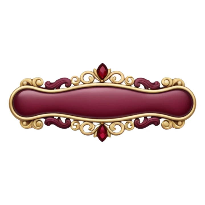 burgundy hair clip sticker