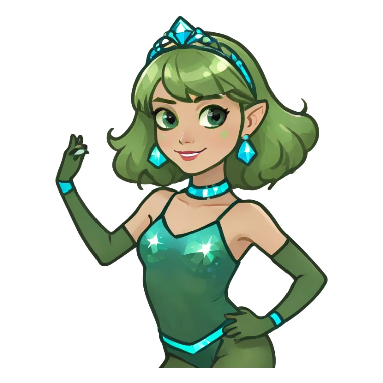 blonde girl with blue eyes that is a pacemate dancer sticker