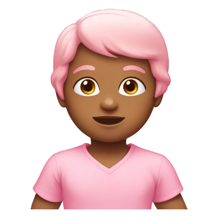 Baby pink heart emoji sticker