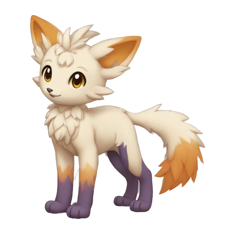 Anthro Sona Fakemon Hybrid Full Body sticker