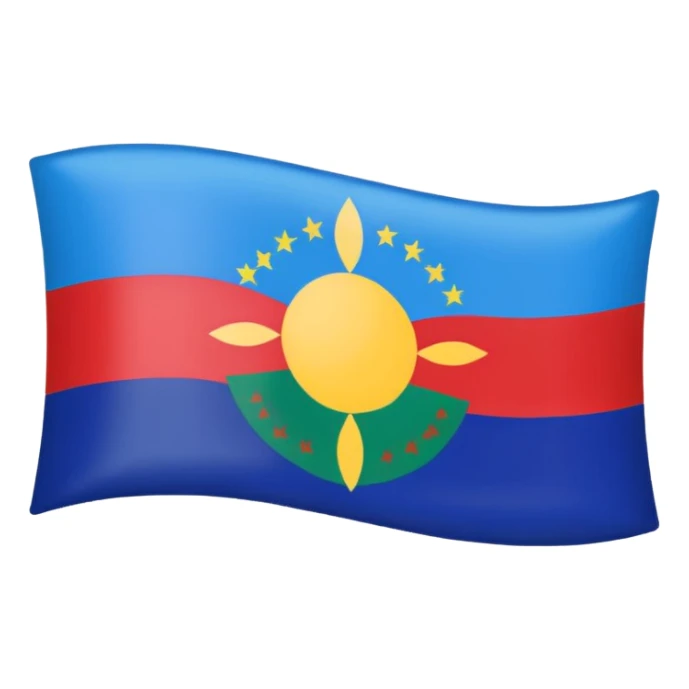 Mapuche flag sticker