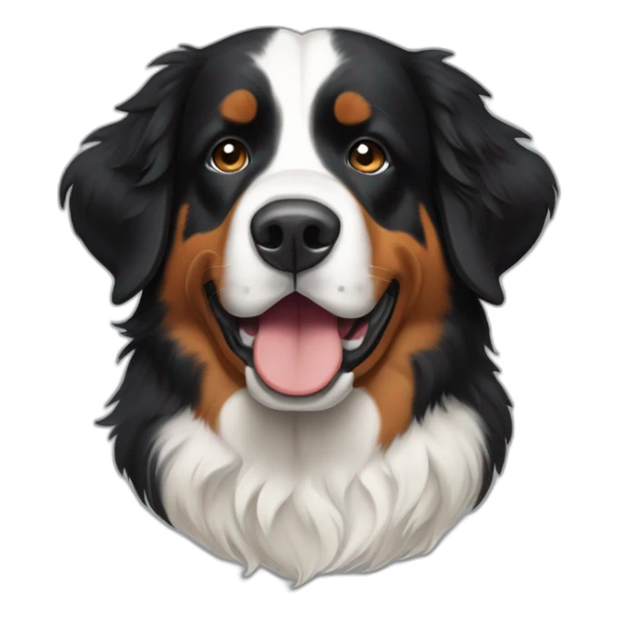 bernese mountain dog cloudberry sticker