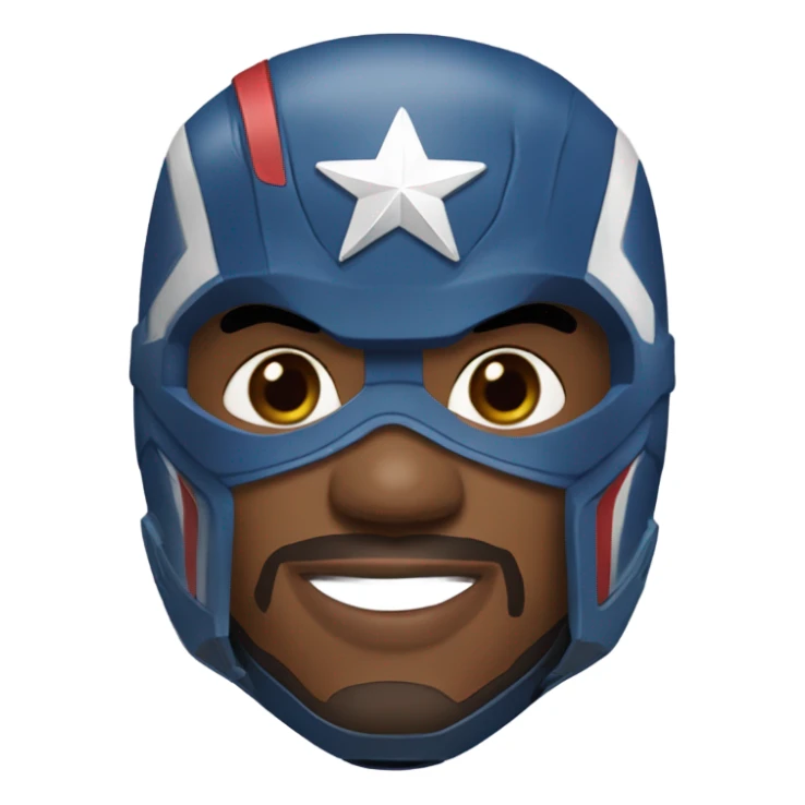 Anthony Mackie Captain America sticker