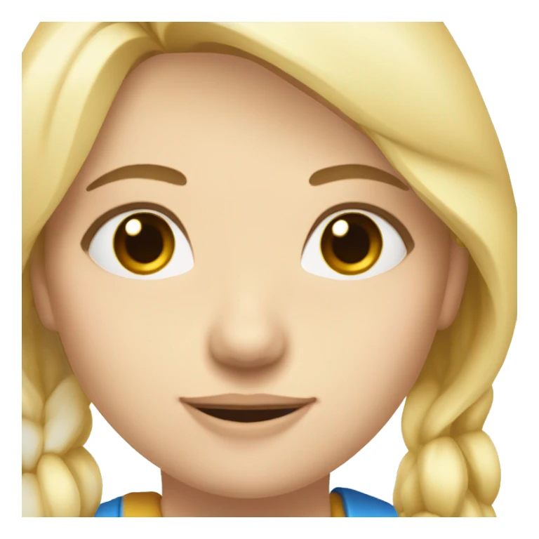 Junge Frau, blonde haar, blaue augen, Schülerin, Jugendliche sticker