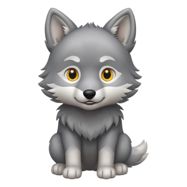 a full body of baby wolf 



















 sticker