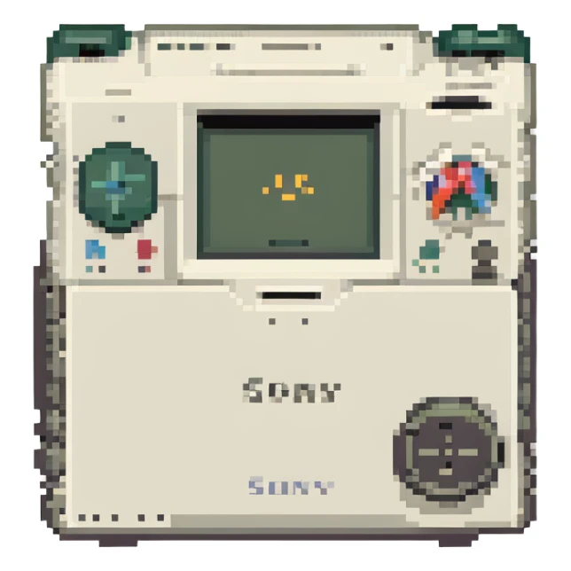 белый плеер Sony, no background sticker