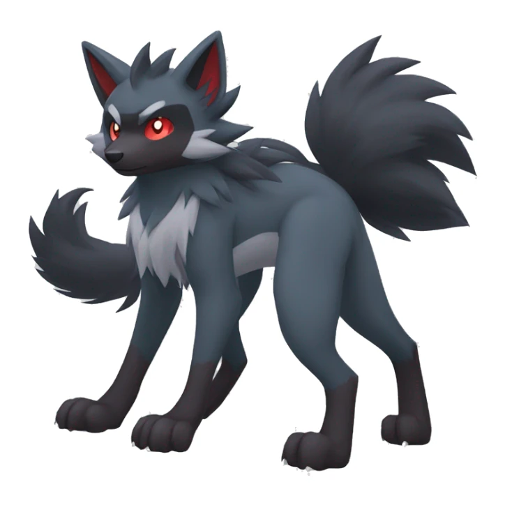 Zoroark-Mightyena-Zorua full body sticker