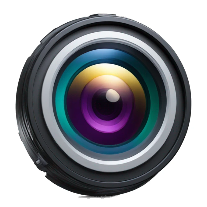 camera lens film strip inside sticker