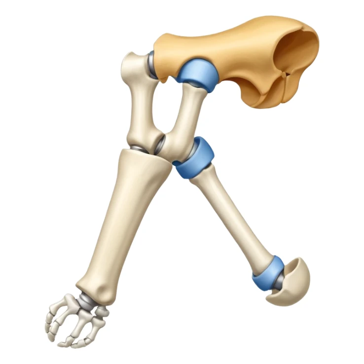 Articulacion de la cadera y femur  sticker