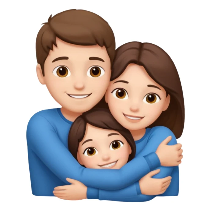 Boy and girl together close relationship cute Laying down hugging sticker