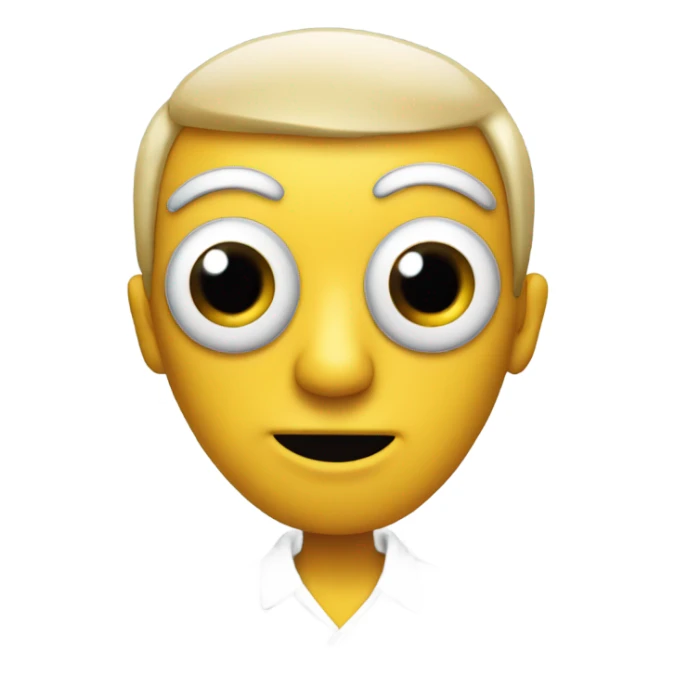 Speaker with eyes and legs sticker