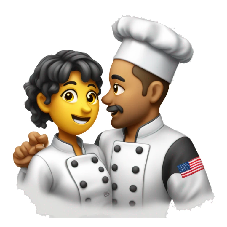 Chefs kiss but piss instead of kiss sticker