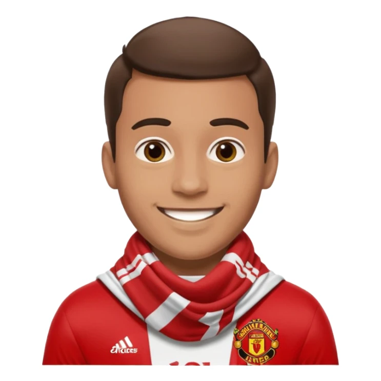 football supporter, manchester united sticker