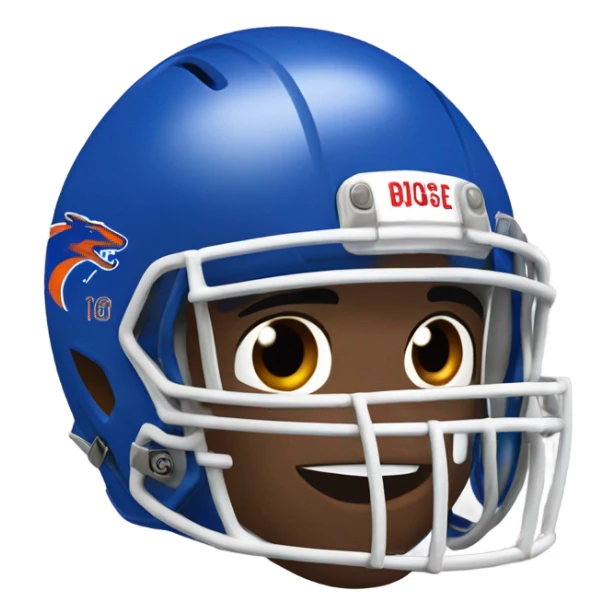 Boise State Football Player sticker