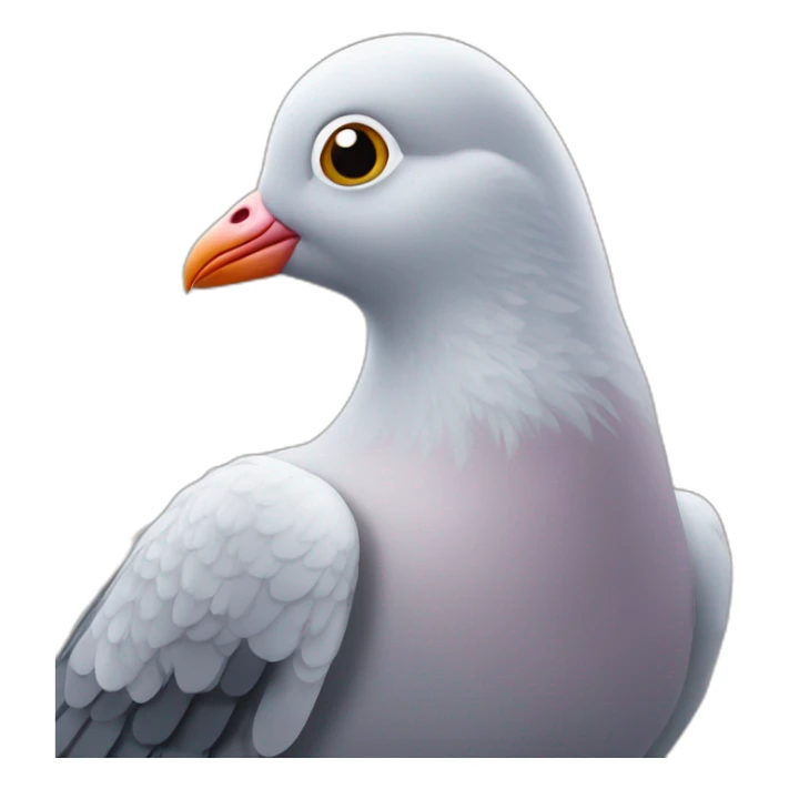 Pâte sur un pigeon sticker
