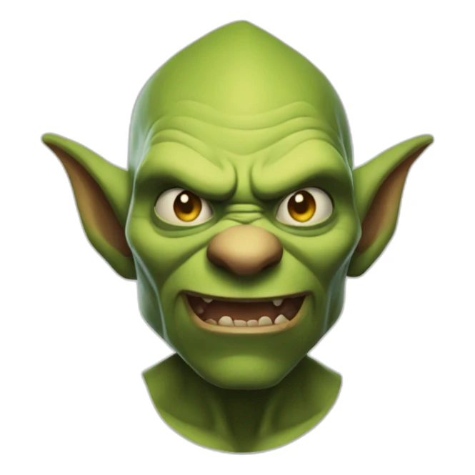 The goblin of the game clash of clan sticker