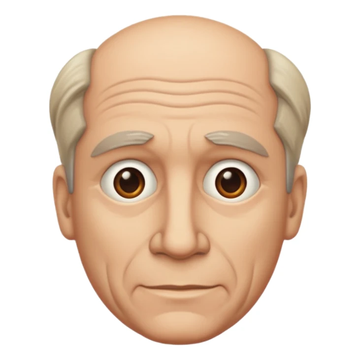 stone bust of Werner Sombart sticker