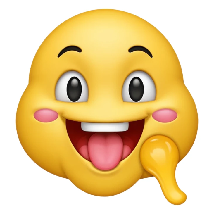 Generate an emoji that is sticking it's tounge out play fully  sticker