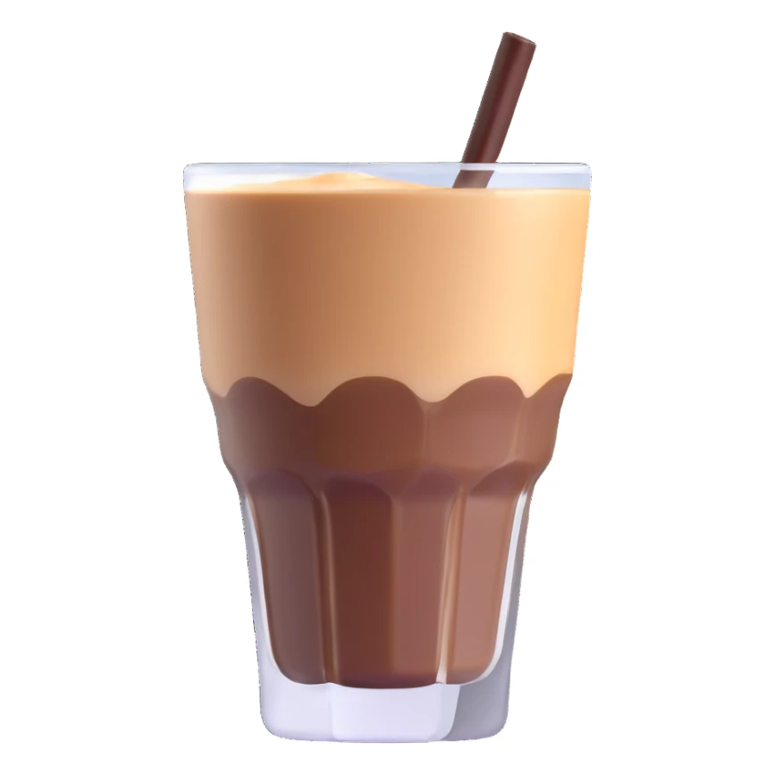 Cortado espresso drink in a small Gibraltar glass, milk and espresso coffee sticker