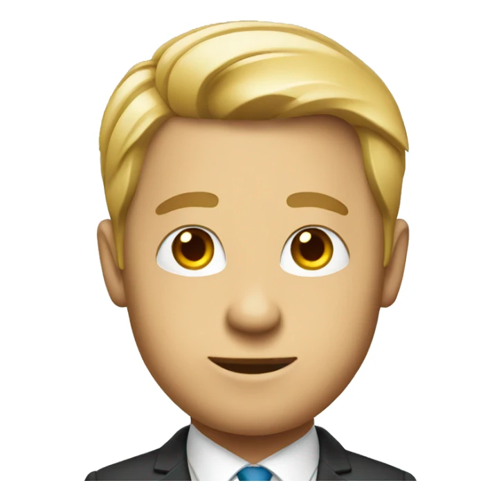 businessman in a suit  sticker