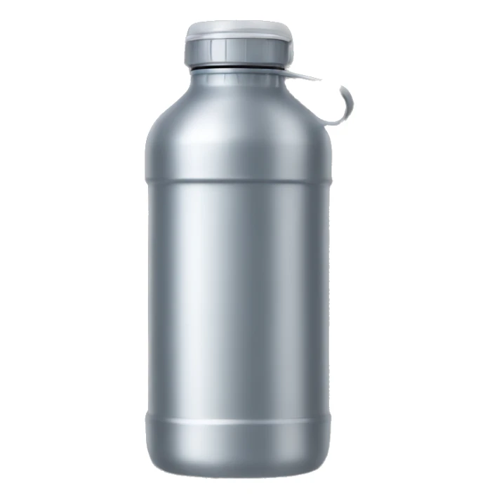 A water bottle is a portable container designed to hold and transport water or other beverages sticker